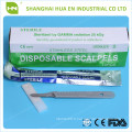 Scalpels jetables style pointu haute qualité CE ISO FDA en Chine